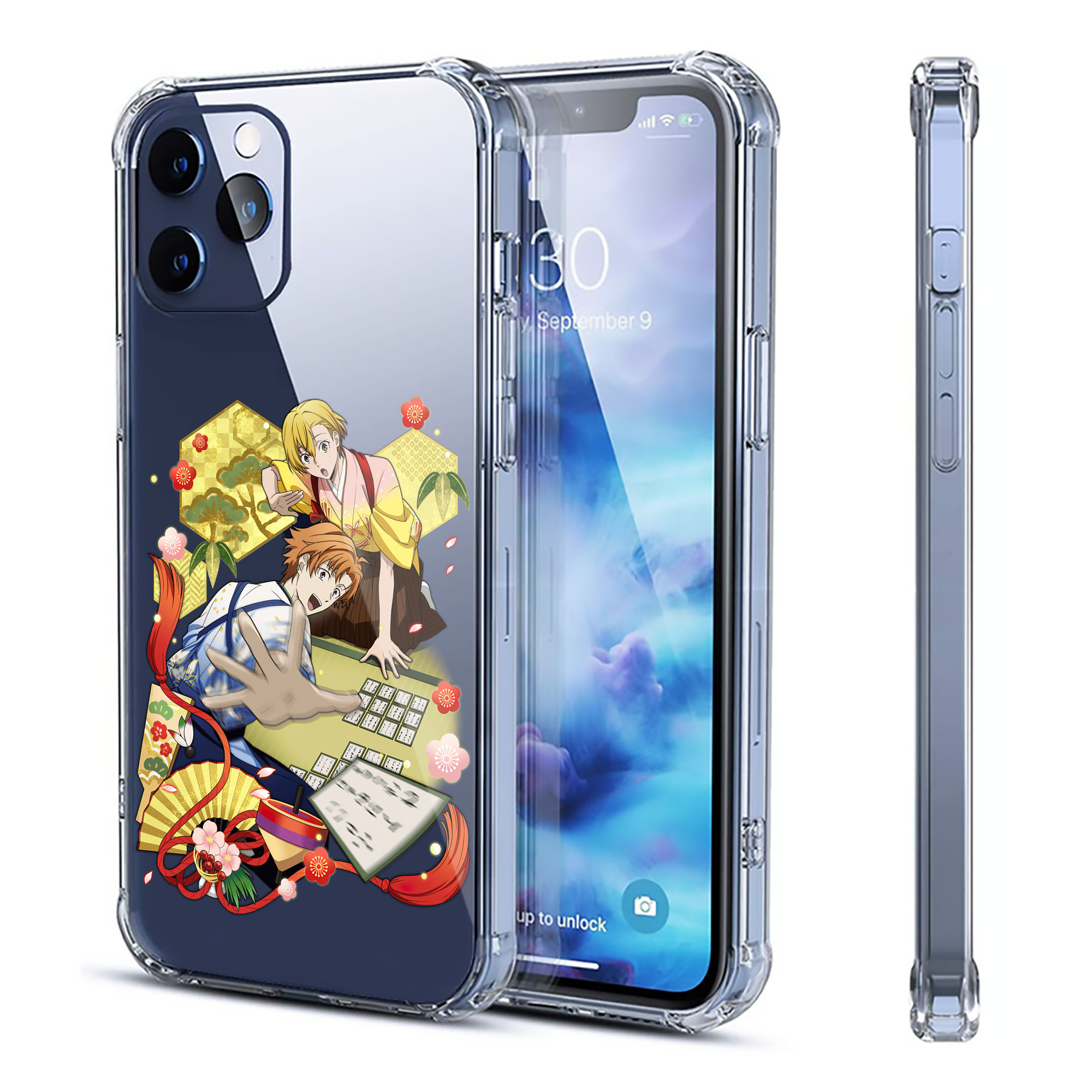 （画像用） 文豪ストレイドッグス Bungo Stray Dogs 【iPhone 12シリーズ対応】透明スマホケース（クリアソフトケース）